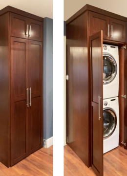 Laundry cabinets in L.A. (Los Angeles) 1